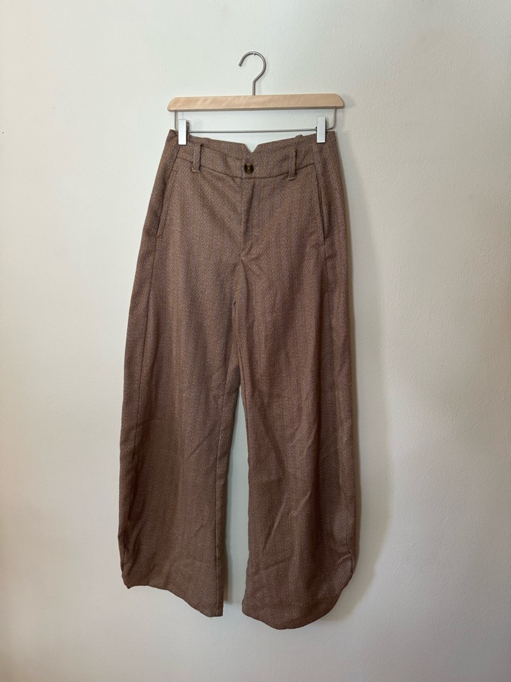 Free People barrel leg trousers